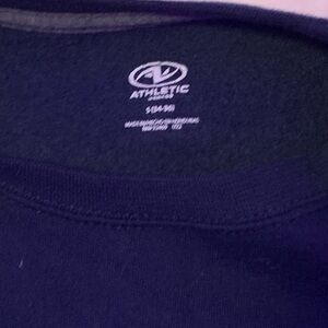 Oversizede athletic blue sweatshirt